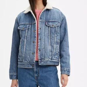 Levi’s Sherpa Lined Denim Trucker Jacket